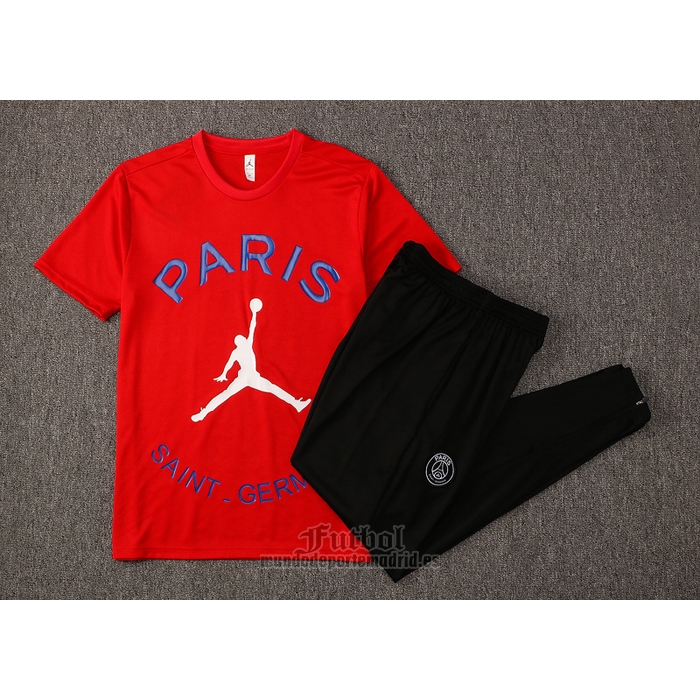 Chandal del Paris Saint-Germain Manga Corta 2021-2022 Rojo